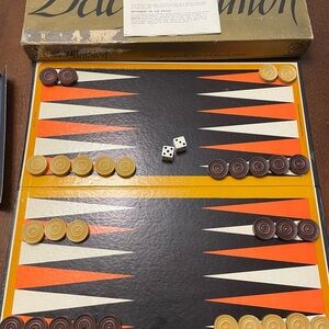 Vintage Backgammon Game - House Of Games Waddington